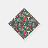 Rol in bloemen servet (Hoek)