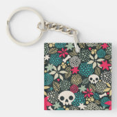 Rol in bloemen sleutelhanger (Voorkant)