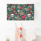Rol in bloemen spandoek (Insitu)