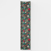 Rol in bloemen spandoek (Verticaal)