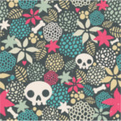 Rol in bloemen sticker (Voorkant)