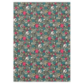 Rol in bloemen tafelkleed (Voorkant)