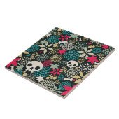 Rol in bloemen tegeltje (Zijkant)