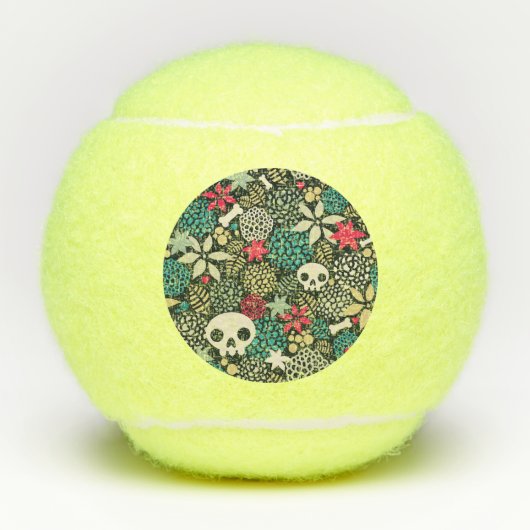 Rol in bloemen tennisballen (Voorkant)
