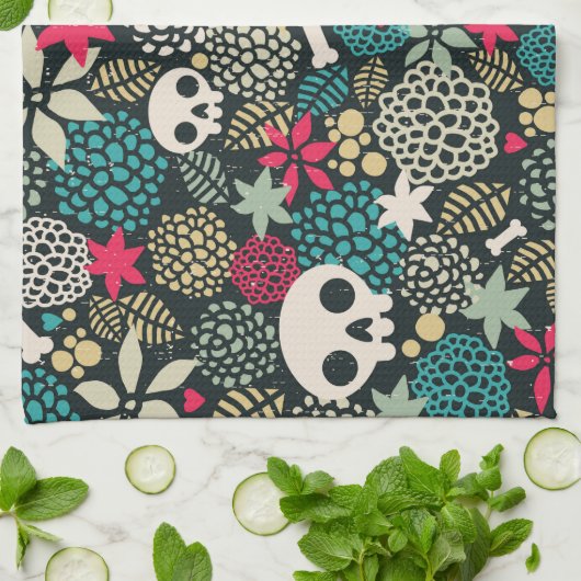 Rol in bloemen theedoek (Gevouwen)