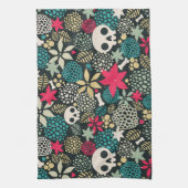 Rol in bloemen theedoek (Verticaal)