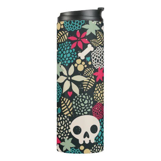 Rol in bloemen thermosbeker (Gedraaid links)