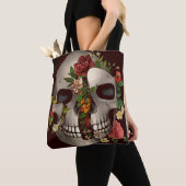 Rol in bloemen tote bag (Dichtbij)