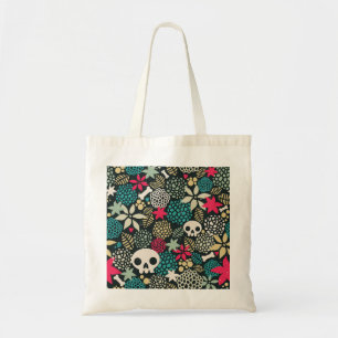 Rol in bloemen tote bag
