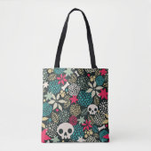 Rol in bloemen tote bag (Voorkant)
