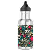 Rol in bloemen waterfles  (Rechts)