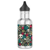 Rol in bloemen waterfles  (Links)