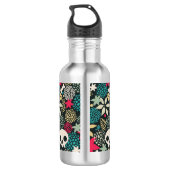 Rol in bloemen waterfles (Achterkant)