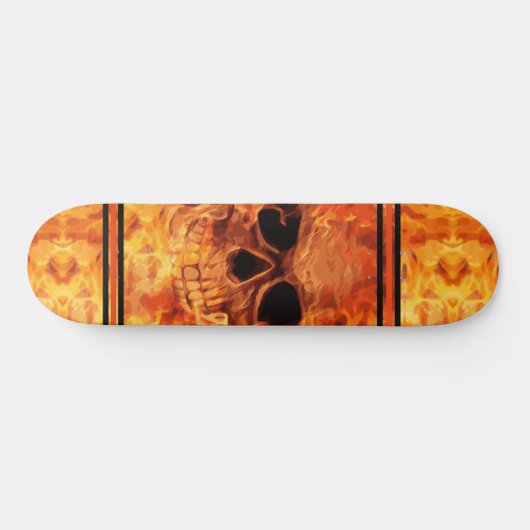 Rol in brand persoonlijk skateboard (Horizontaal)