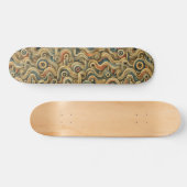 Rol in de retro persoonlijk skateboard (Horizontaal)