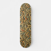 Rol in de retro persoonlijk skateboard (Voorkant)