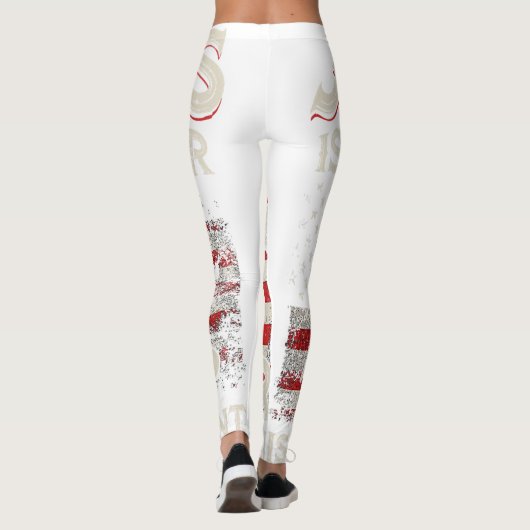 Rol in familieplezier met onze 'Mommysaurus' T Rex Leggings (Achterkant)