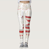 Rol in familieplezier met onze 'Mommysaurus' T Rex Leggings (Voorkant)