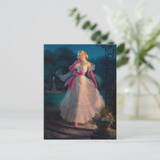 Rol in het moonlicht briefkaart (Staand voorkant)