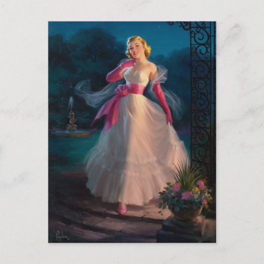 Rol in het moonlicht briefkaart (Voorkant)