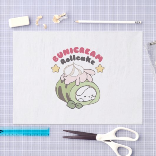 Rol in zoetheid Bunicream Rollcake Delight Tissuepapier (Craft)