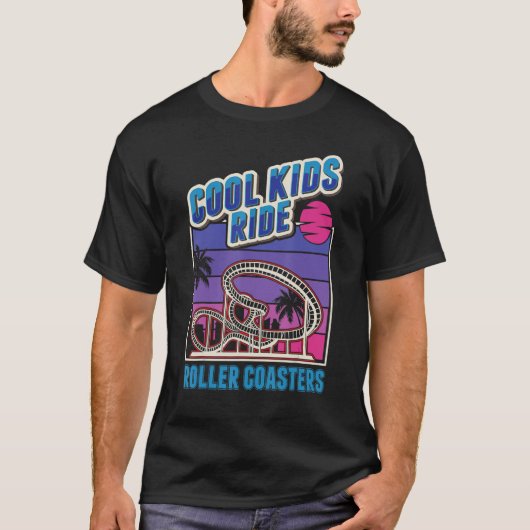 Rol kinder ritten Roller Onderzetters Roller Onder T-shirt (Voorkant)