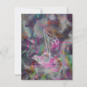 Rol kleurige gloed werkt wit muzieknot