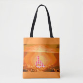 Rol met bloemen tote bag (Voorkant)