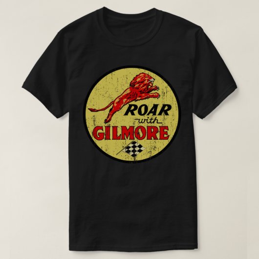 Rol met Gilmore klassieke benzine T-shirt (Design voorkant)