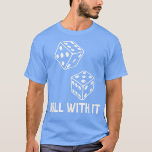 Rol met het Retro Dice Player Game Night Party Ca T-shirt