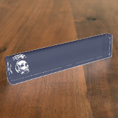 Rol met hoofdtelefoon naambordje (Zijkant)