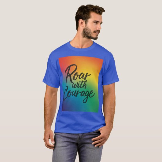 Rol met moed t-shirt (Voorkant volledig)