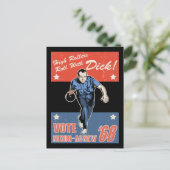 Rol met nixon briefkaart (Staand voorkant)