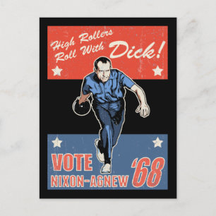 Rol met nixon briefkaart