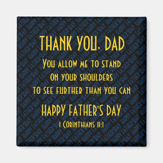 Rol model standaard op schouderschijven HAPPY VADE Magneet (Voorkant)