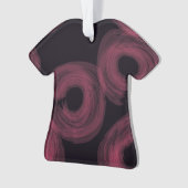 Rol, moderne, trendy waterverf borstelillustratie ornament (voorkant)