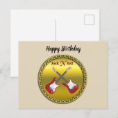 Rol N met elektrische gitaren Briefkaart (Voorkant / Achterkant)