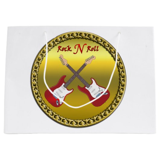 Rol N met elektrische gitaren Large Cadeautasje (Voorkant)