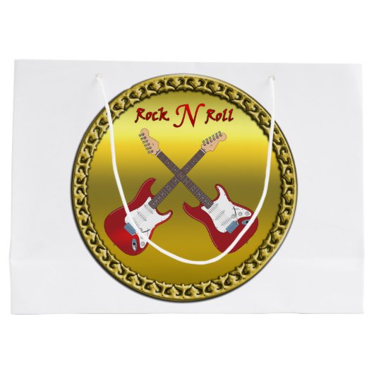 Rol N met elektrische gitaren Large Cadeautasje (Achterkant)