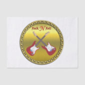 Rol N met elektrische gitaren Tissuepapier (Voorkant)