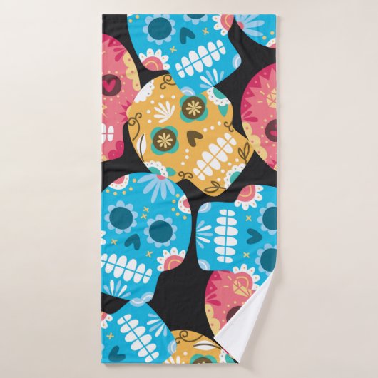 Rol naadloze achtergrond badhanddoek (Badhanddoek)