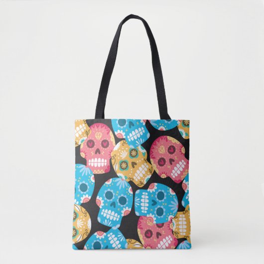 Rol naadloze achtergrond tote bag (Voorkant)