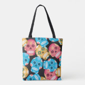 Rol naadloze achtergrond tote bag (Achterkant)