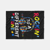 Rol naar een ander geluid fleece deken (Voorkant (Horizontaal))