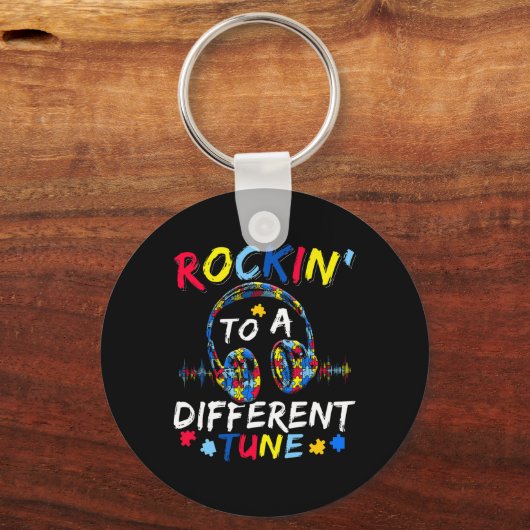 Rol naar een ander geluid sleutelhanger (Voorkant)