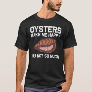 Rol oester voor mannen Oyster Shucker Clam Shel T-shirt