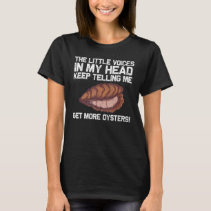 Rol oester voor mannen Oyster Shucker Clam Shel T-shirt