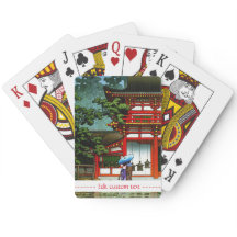 Rol-oosterse japanse klassieke Kasuga-regenschrijn