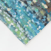 Rol op het Beach schilderen Fleece Deken (Hoek)