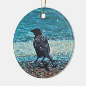 Rol op het Beach schilderen Keramisch Ornament (Links)